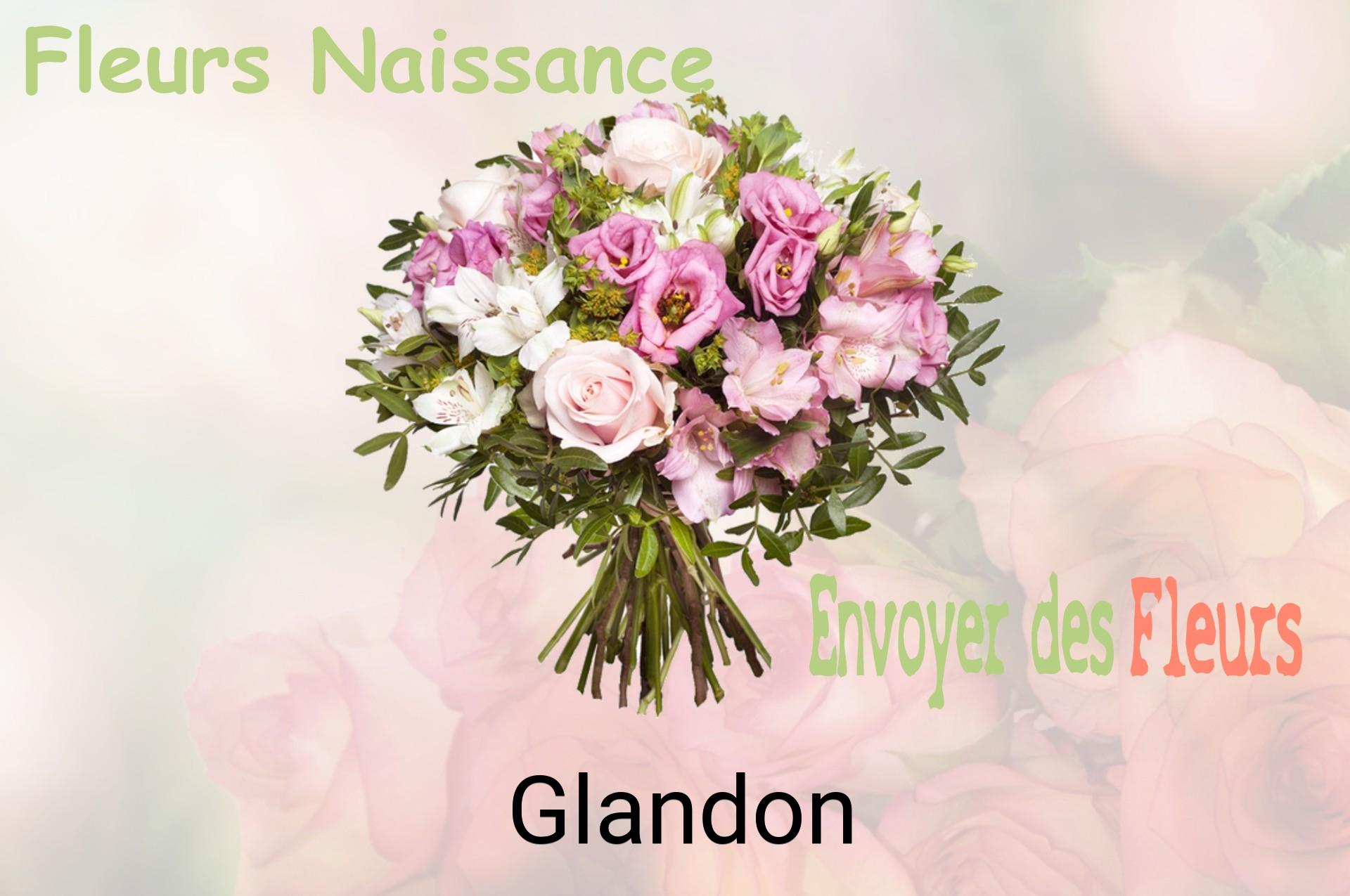 Bouquet de fleurs de naissance livré à Glandon